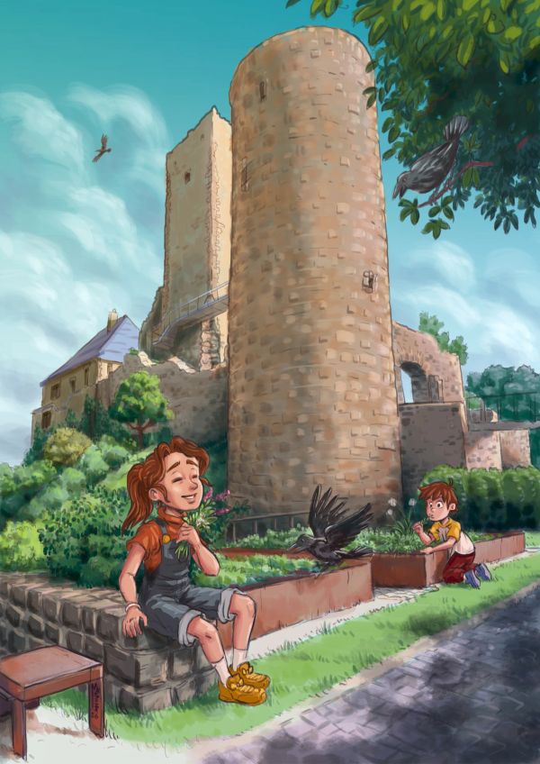 Le château d'Useldange